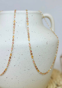Gold Filled Spice Enamel Chain