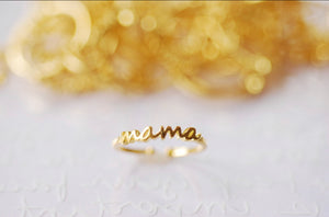 Gold Filled mama Ring