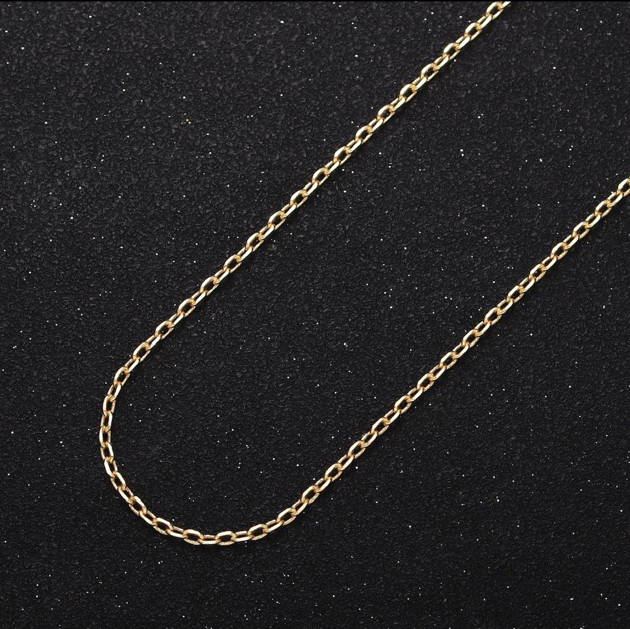 Gold Filled Dainty Rolo Oval Cable Chain