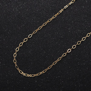 Gold Filled Dainty Cable Figure Eight Chain