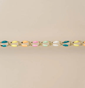 Rainbow Enamel Chain