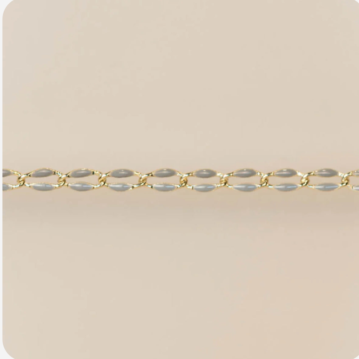 Gray Enamel Chain
