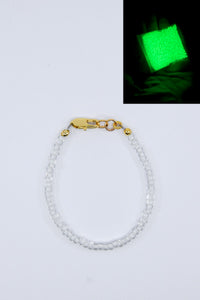 GLOW in the Dark White Dainty